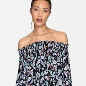 Free People Off-The-Shoulder Floral Top
